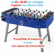 Noleggio Calcio balilla senza gettoniera modello FUN ideale per comunità e famiglie perché privo di gettoniera