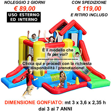 Noleggio gonfiabile MULTI GAMES 7 in 1