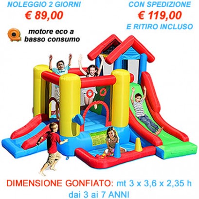GIOCO GONFIABILE MULTI GAMES 7 IN 1