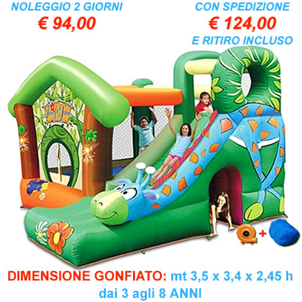 Noleggio giochi gonfiabili per bambini, pubblicitari e sportivi a Venezia