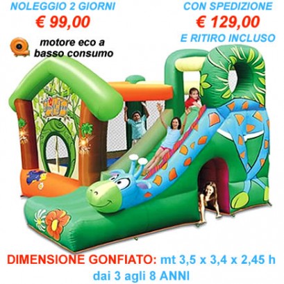GIRAFFA - Scivolo gonfiabile per bambini di grandi dimensioni