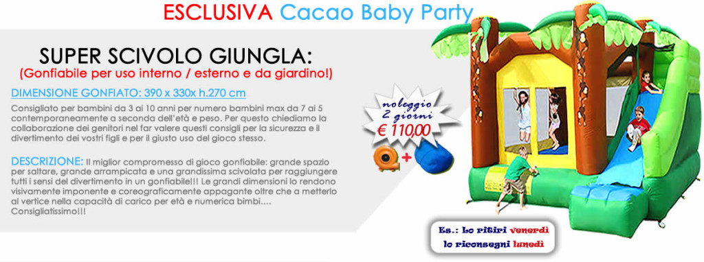 BANNER SUPER SCIVOLO GIUNGLA