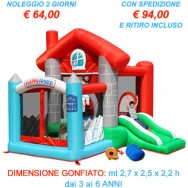 Noleggio Castello Salterello Gonfiabile Happy Casa