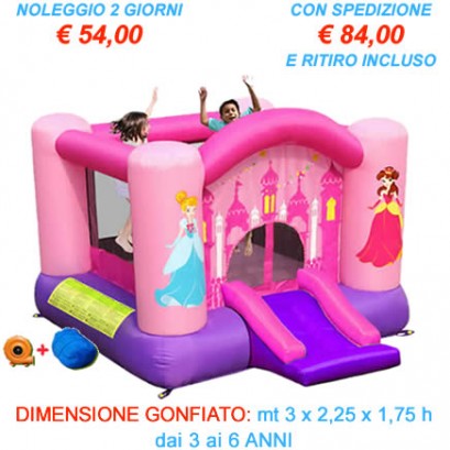 AFFITTO-NOLEGGIO GONFIABILE PRINCIPESSA