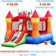 Noleggio Gioco Gonfiabile Castello