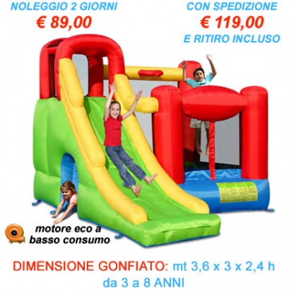 AFFITTO-NOLEGGIO 6 IN 1 SUPER SCIVOLO