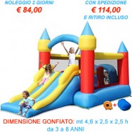 AFFITTO-NOLEGGIO GONFIABILE MINI PERCORSO