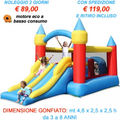 AFFITTO-NOLEGGIO GONFIABILE MINI PERCORSO