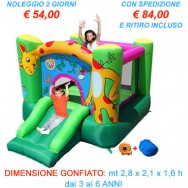 NOLEGGIO GONFIABILE MINI GIRAFFA