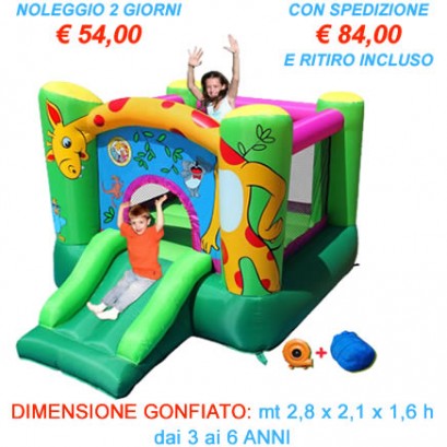 NOLEGGIO GONFIABILE MINI GIRAFFA