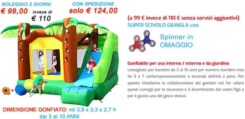 offerta-noleggio-gonfiabile-super-scivolo-giungla-solo-in-luglio-e-agosto
