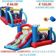 Noleggio Percorso Gonfiabile a Ostacoli