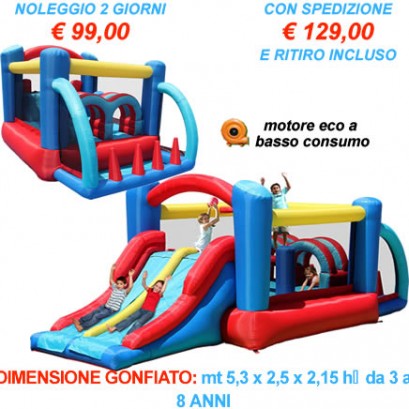 Noleggio Percorso Gonfiabile a Ostacoli