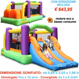 Gonfiabile New Percorso a ostacoli - Vendita percorso gonfiabile per bambini