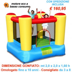 Gonfiabile Salterello Top - Vendita castello gonfiabile con superficie medio piccola per saltare