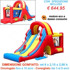 Megascivolo Combo - Vendita scivolo gonfiabile grande per bambini