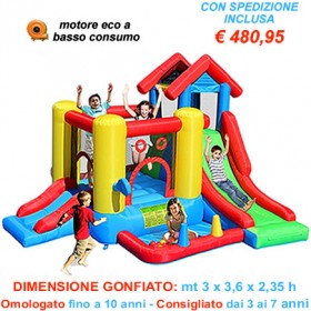 Gonfiabile Multi Games 7 in 1 -  Vendita scivolo gonfiabili per bambini