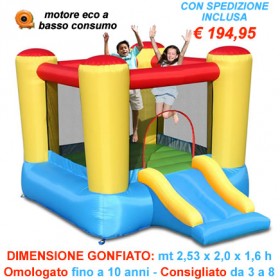Gonfiabile New Scivolino  - Vendita castello gonfiabile con superficie medio piccola per saltare